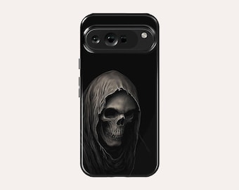 Capa de celular gótica com caveira gótica para Google Pixel 10 Pro XL 9A 9 Pro XL 8A 8 Pro 7 Pro 7A Pixel 6A 6 Pro