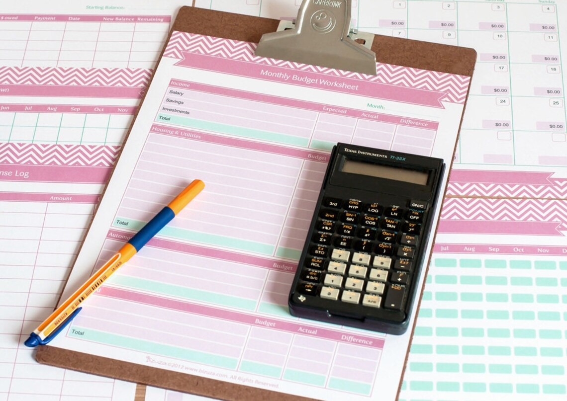 Household Binder Organization Starter Kit 50 Editable Etsy