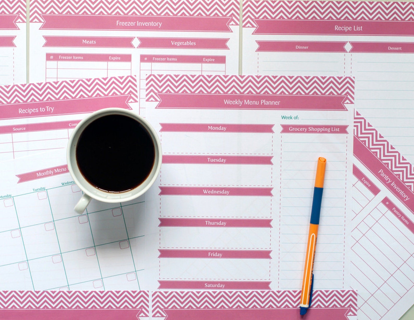 Household Binder Organization Starter Kit 50 Editable Etsy