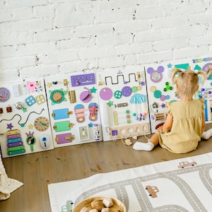 18in1 Montessori Busy Board, Wall Activity Board for Toddlers, Great Gift for Kids to Learn and Play at Home,Preschool,Busy Board 1 Year Old