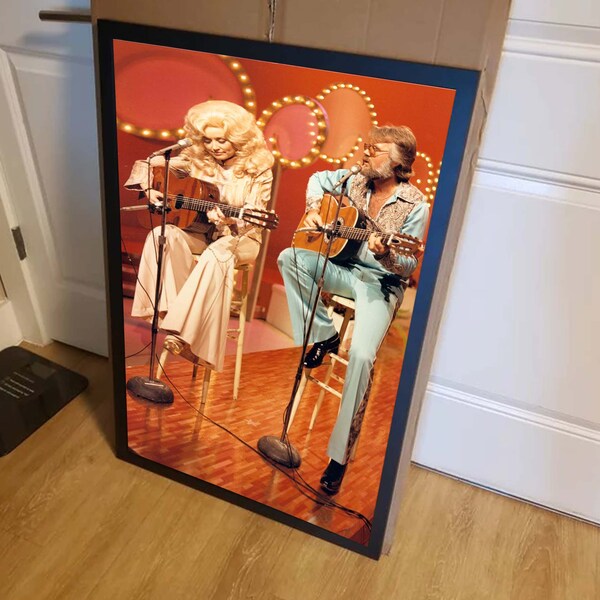 Dolly Parton and Kenny Rogers Poster
