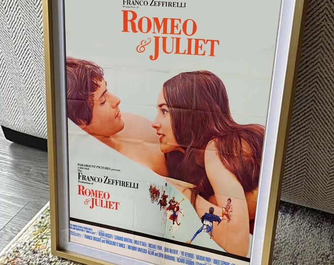 Romeo and Juliet 1968 Film Poster Art Print - High Quality Movie Art Print - Room Decoration - Art Poster For Gift, Vintage Film Art Poster