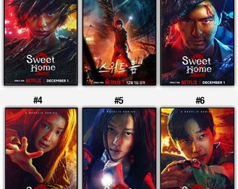 Sweet Home Kdrama Poster I Minimalist Poster L Starring: Song Kang, Lee ...