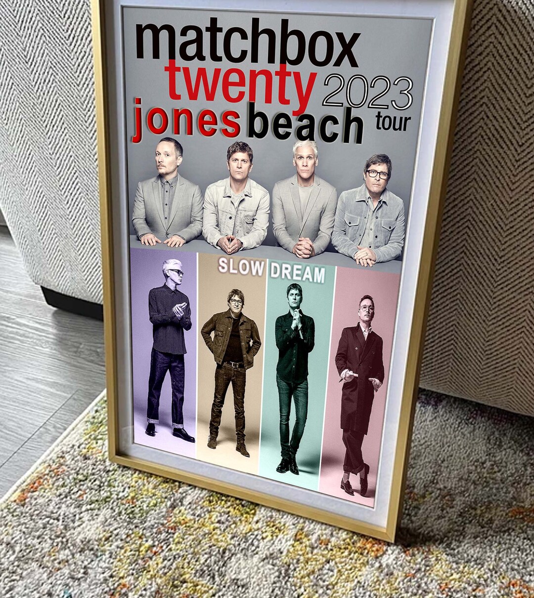 Matchbox Twenty Slow Dream Tour 2023 Poster Matchbox Twenty Etsy UK