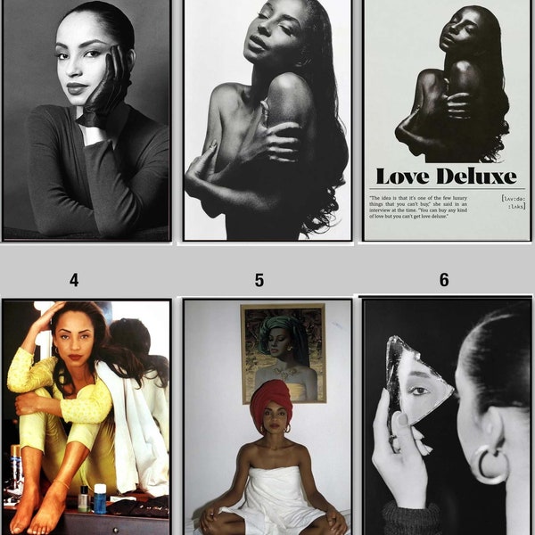 Sade Love Poster Bedroom Decoration Landscape Office Valentine's Birthday Gift Unframe