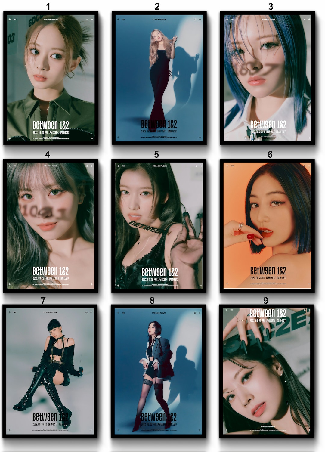 TWICE 11th Mini Album: Between 1&2 Poster, TWICE Comeback Fan Gift