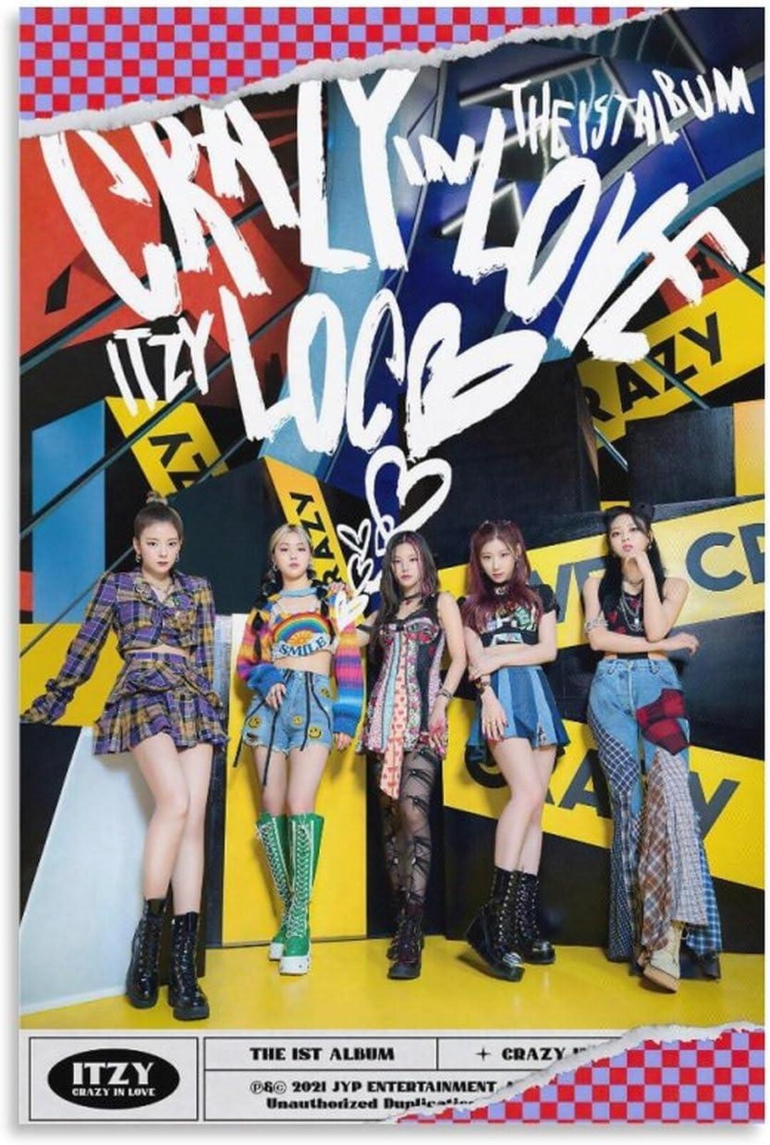 Itzy Kpop Crazy in Loves Teaser Loco Girl Group Member Collection