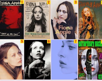 Fiona Apple Fast As You Can On Tour Poster, Fast As You Can Poster, Custom Fiona Apple Vintage Poster, 90s Indie Music Poster Wall Art