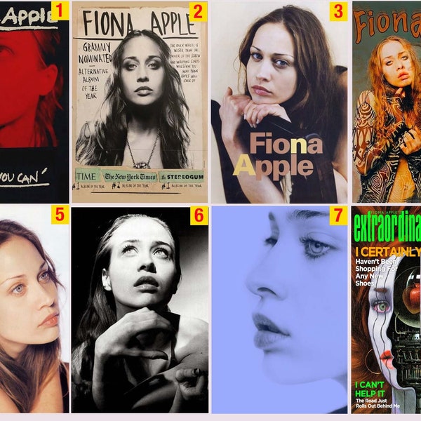 Fiona Apple Fast As You Can On Tour Poster, Fast As You Can Poster, Custom Fiona Apple Vintage Poster, 90s Indie Music Poster Wall Art