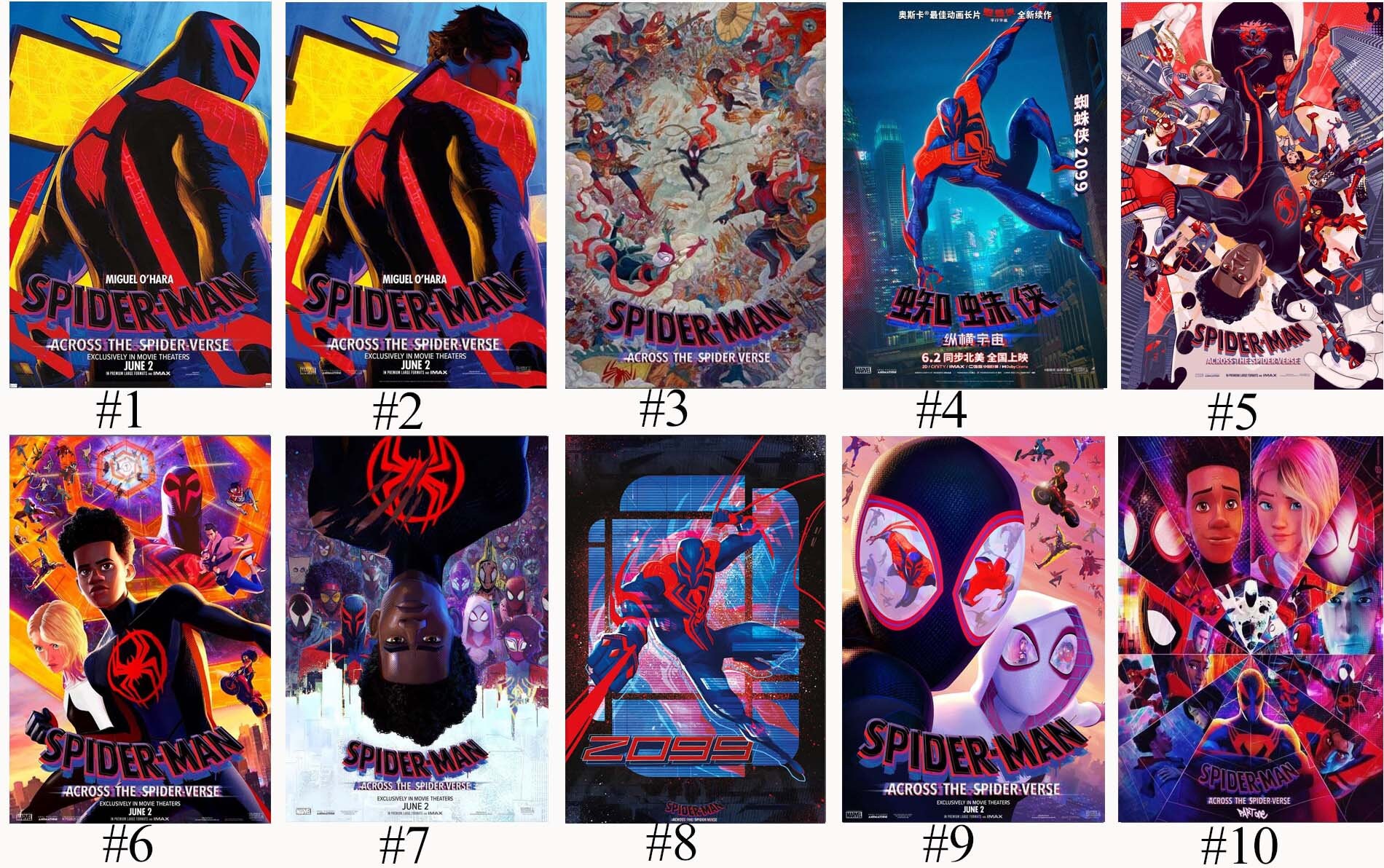 Spider-Man: Into the Spider-Verse Posters drop on Mondo today