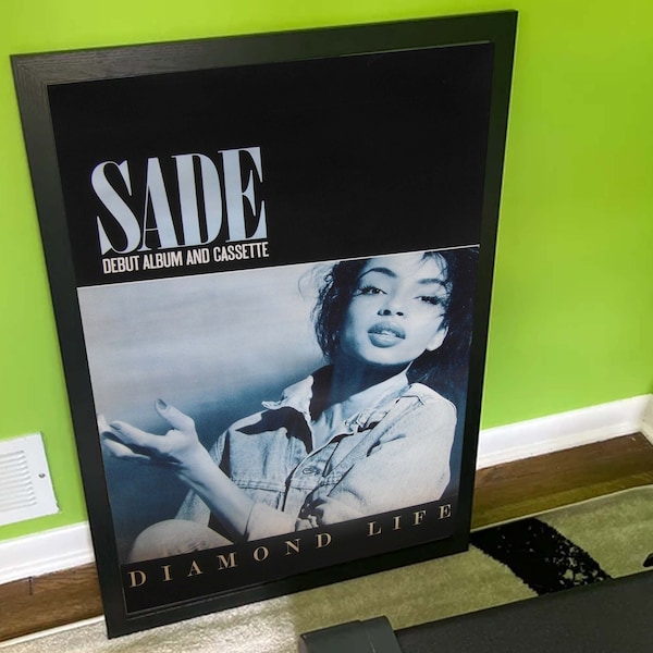 1984 Sade Large Subway Promotional Poster