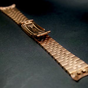 New 20mm Rose Gold  stainless steel Jubilee Band/ Bracelets Compatible for Rolex Jubilee Perpetual Date,just Watches with clasp