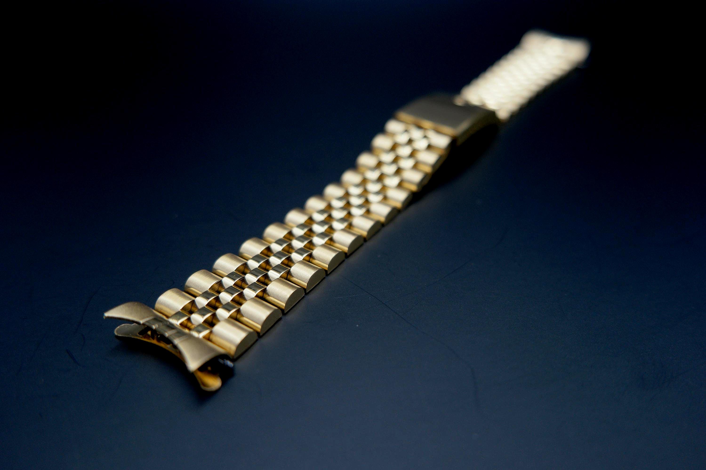 Gold rolex bracelet