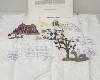 Vintage GUILD of STRAWBERRY BANKE~The Second Strawberry Banke Sampler- Started