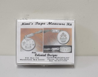 Olde Colonial Designs~Mimi's Tape Measure Kit~ Complete NOS