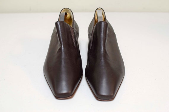 Buy NOS BARNEYS New York Made in Italy Brown Nappa Leather Side