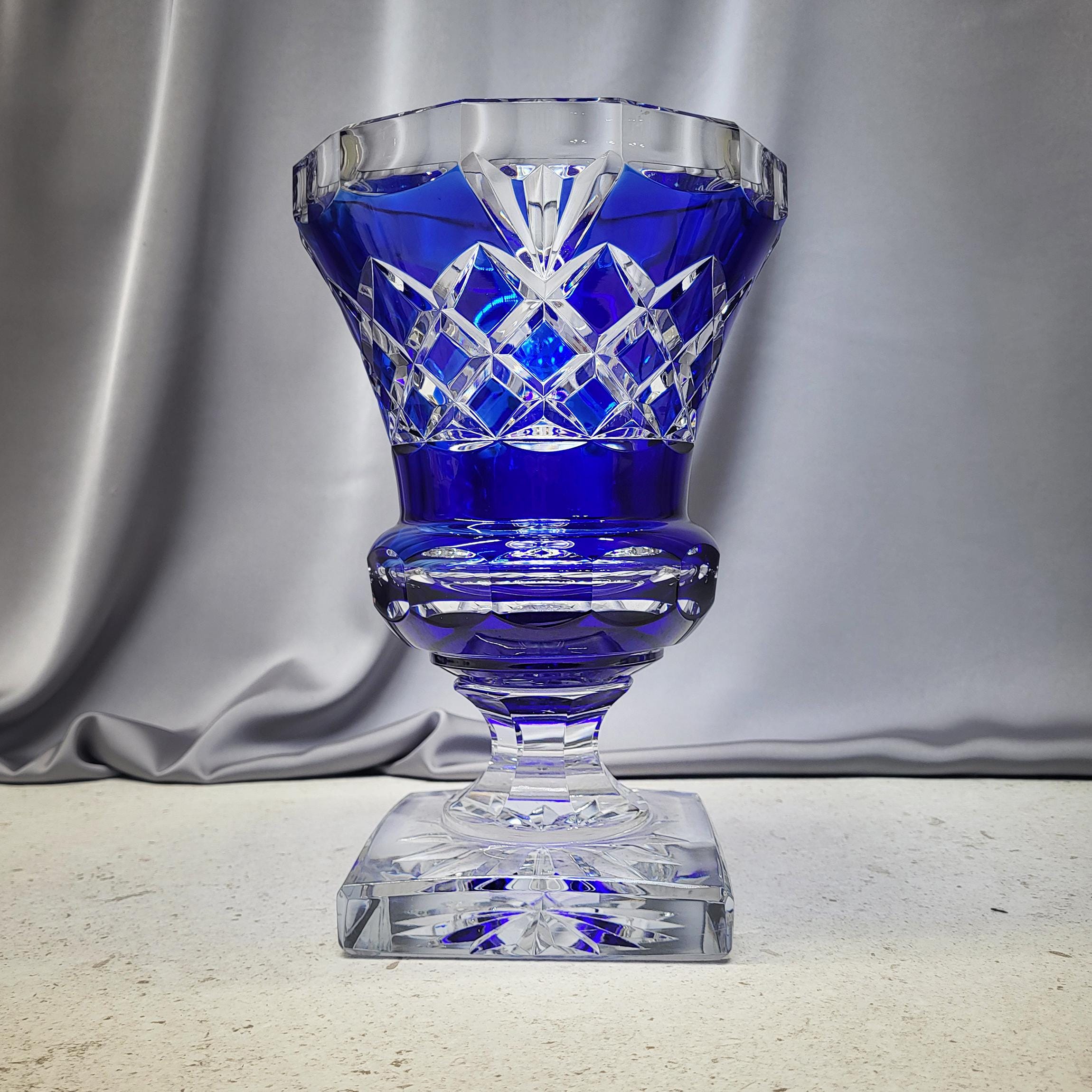 Val Saint Lambert Blue - Etsy