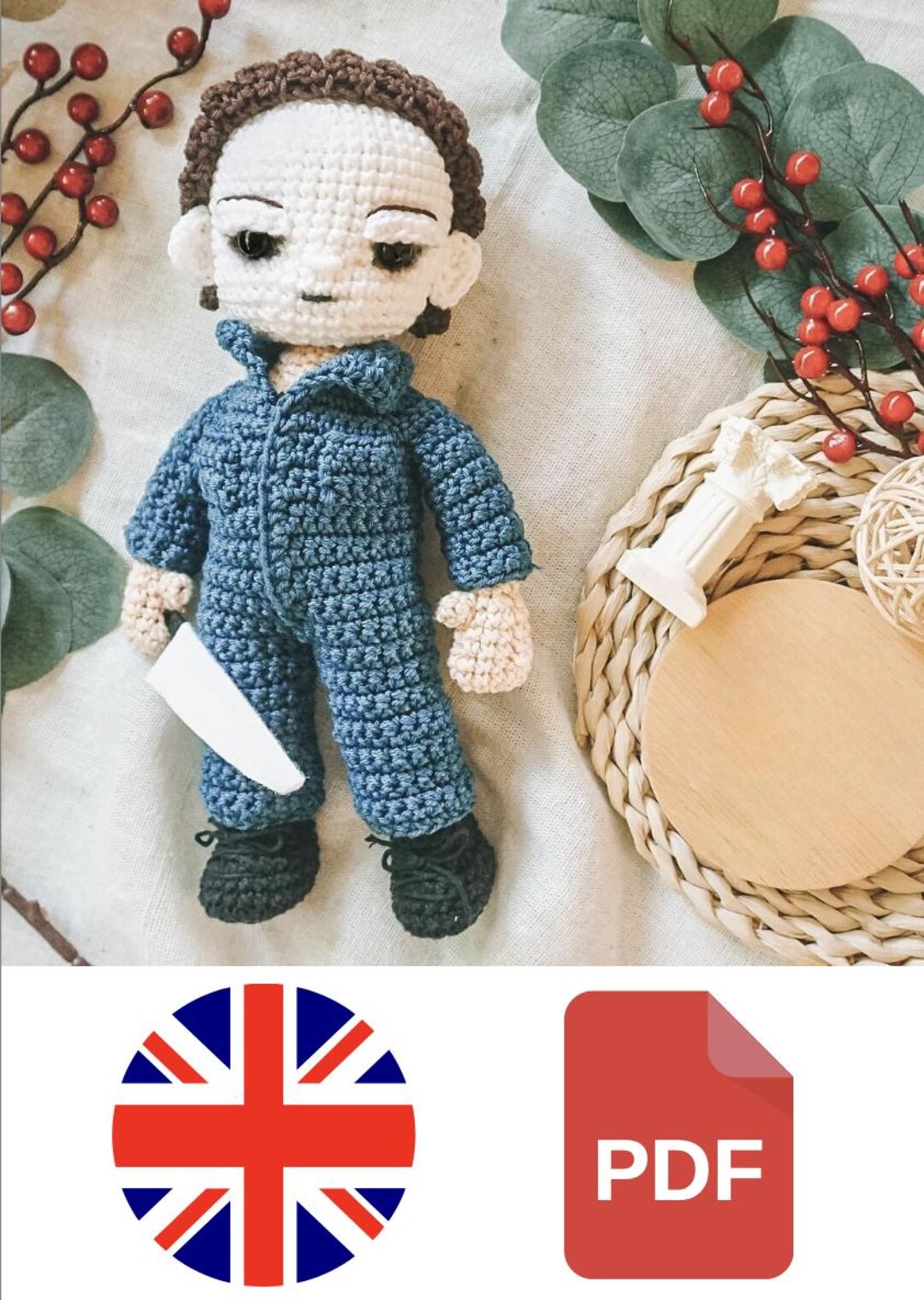 Michael Myers Amigurumi Crochet Pattern Pdf| PDF Pattern | ENG ...