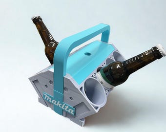 Herramienta | Portavasos | Impresión 3D – Bolso para botellas de hombre | Portacervezas | Regalo para hombres y mecánicos | Idea de regalo para entusiastas de los coches