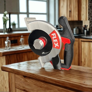 Handwerker-Pizzaschneider- Lustiges Geschenk für Männer, Handwerker, Papa & Grill-Fans im Kreissägen Design 3D- Druck