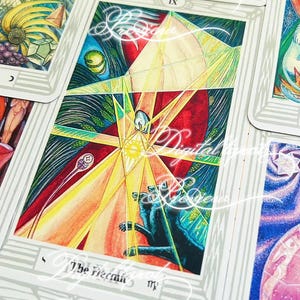 Printable Esoteric Tarot Deck – Thoth-Inspired Occult Tarot Cards, 78 Card Digital Download