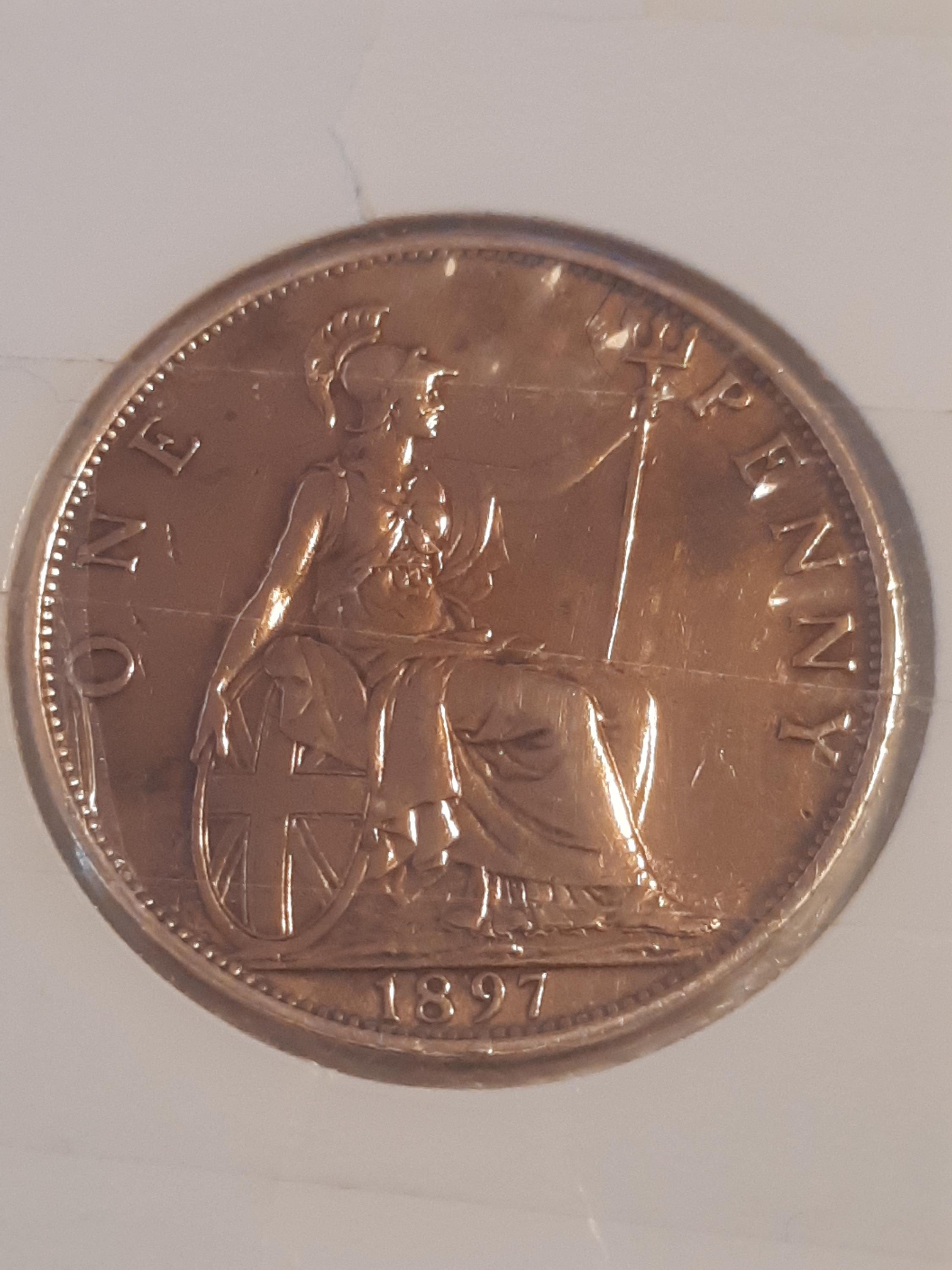 美品❗️イギリス1ペニー銀貨（マウンディ銀貨）1862年※ダブルストライクエラー 美品❗️イギリス1ペニー銀貨（マウンディ銀貨）1862年※ダブル