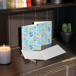 Paquete de tarjetas de felicitación alegres y brillantes / Papelería artesanal, tarjetas de cumpleaños, notas de agradecimiento, tarjetas artísticas, saludos festivos