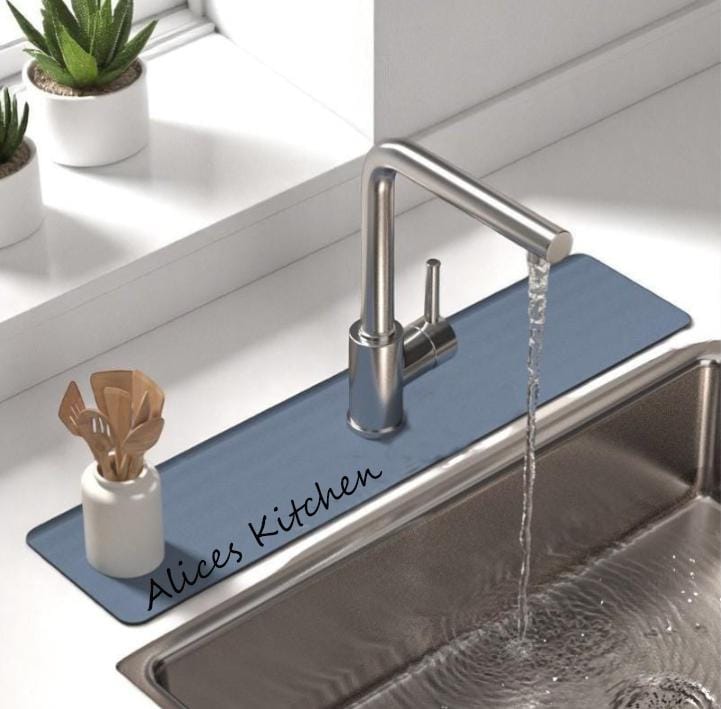 Personalized Faucet Mat,Kitchen RV Faucet Mat,Faucet Handle Drip Catcher Mat,Faucet Splash Catcher,Faucet Splash Guard,Gift For the Home