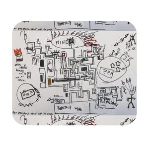 Abgetrennte Flurkarte Mousepad