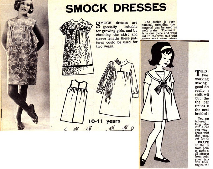 Original Vintage Girls Sewing Pattern Drafting Book 5 12 Etsy