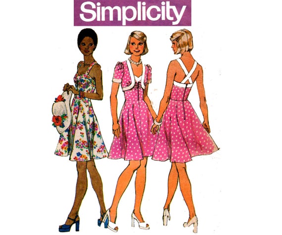 Free UK P/&P Butterick Ladies Easy Sewing Pattern 6388 Tops Wais... Dress