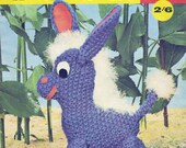 Dolls Stuffed Toys Patterns 70s Vintage Pattern Book Penguin Giraffe Cat Koala Elephant Horse Softies ORIGINALS NOT PDF