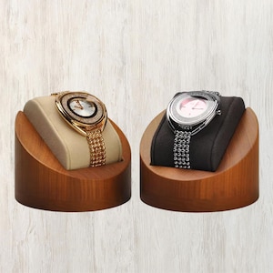Présentoir à montres en bois pour homme | Porte-montre en bois fait main | Organisateur de garde-temps | Cadeau élégant pour lui | Support pour montre rustique | Meilleur cadeau