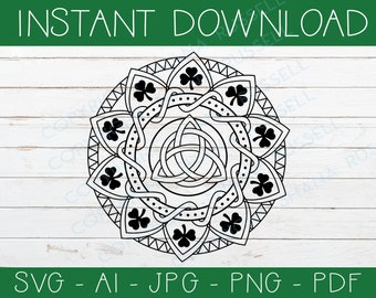 Download Irish Mandala Etsy