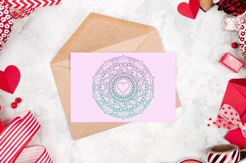 Download Valentines heart Mandala mandala svg mandala svg files for ...