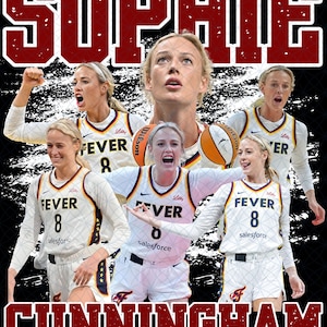 Sophie Cunningham Indiana Fever Basketball PNG (digital nedladdning)