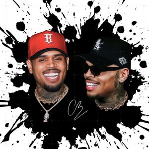 Chris Brown,  Breezy Bowl XX Tour 2025 T Shirt PNG Design, Chris Brown Breezy Bowl XX File Instant Download And Ready To Print