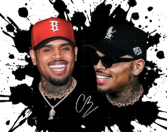 Chris Brown Breezy Bowl XX Tour 2025 T-Shirt PNG (Digital Download)