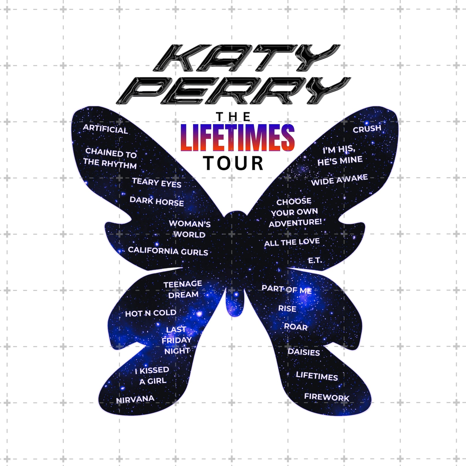 Merchandise Amazon Katy Perry Shirt, Katy Perry The Lifetimes Tour Shirt,  Music Tour Outfit, Concert Shirt, Vintage Katy Perry Tour Necklace, image size:1588x1588