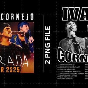 IVAN CORNEJO T Shirt Design ivan cornejo mirada 2025. Instant Download And Ready To Print, Ivan Cornejo 2025 Tour Merch