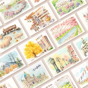 ヨーロッパのポストカード - Etsy 日本