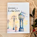 Canada & United States Travel Sketchbook - Watercolor Art Zine product logo