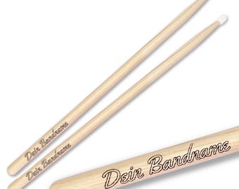 keepdrum Bacchette personalizzate con incisione desiderata
