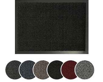 Indoor & Outdoor - Non Slip Heavy Duty Absorbent Door mat - Kitchen mat - Charcoal