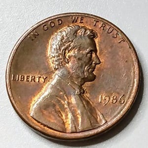 1986 Lincoln Penny