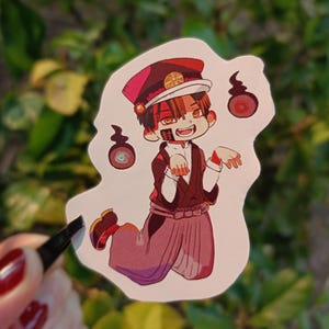 Tsukasa-sticker – handgemaakte illustratie | Anime-sticker | Toiletgebonden Hanako-kun