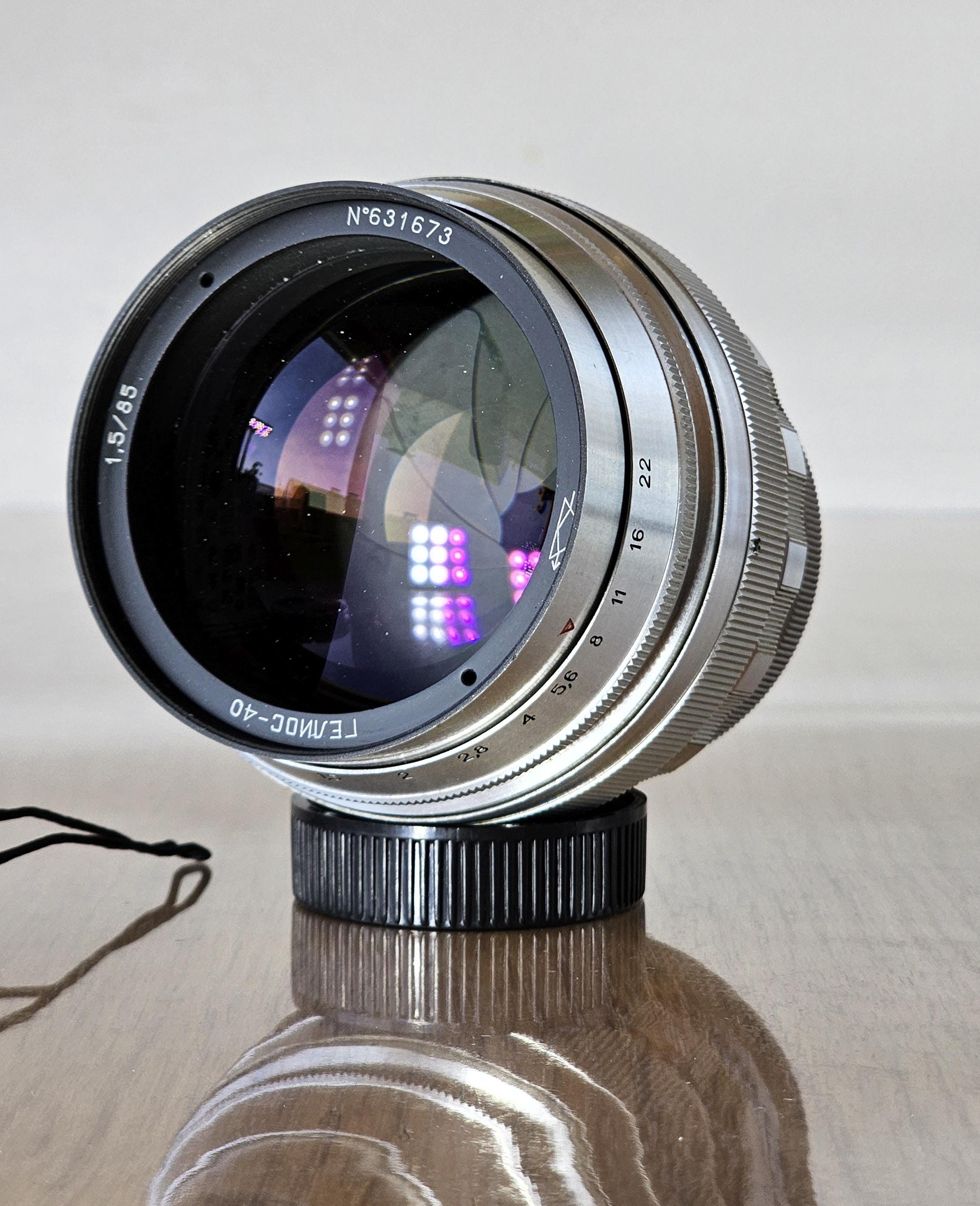 【美品】オールドレンズ Helios 85mm F1.5 E アダプター付 KMZ HELIOS-40 1.5/85 － ロシアンレンズ ヘリオス40 85mm F1.5