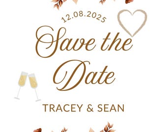 Save the Date, wedding