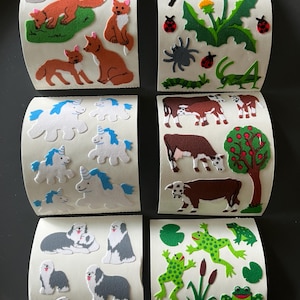 Sandylion Fuzzy Maxi-stickers
