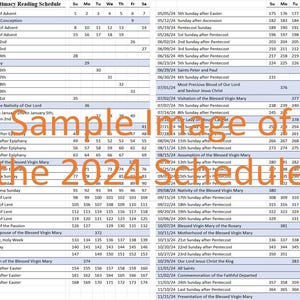 Beknopte kalender 2025-2026 Divine Intimacy